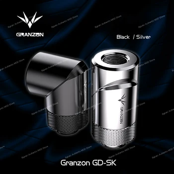 4 шт. Переходные фитинги Granzon, Свободно вращающийся коленный разъем на 45/90/360 градусов Для ПК С водяным охлаждением GD-SK GD-X GD-90 GD-45
