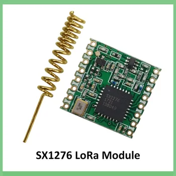 868 МГц сверхнизкая мощность RF LoRa модуль SX1276 чип дальней связи Приемник и передатчик SPI IOT + антенна