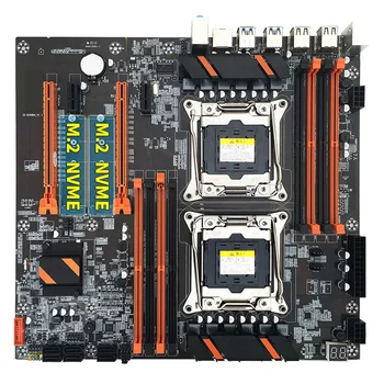 Материнская плата с двумя процессорами X99 + процессор 2XE5 2620 V3 + Кабель SATA + Перегородка + Термопаста Поддержка слотов LGA 2011 8XDDR4 2011-V3 CPU