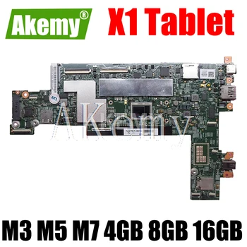Для LENOVO ThinkPad X1 Материнская плата Планшета Материнская плата M3-6Y30 M5-6Y57 M7-6Y75 Процессор 4 ГБ 8 ГБ 16 ГБ оперативной памяти 15218-2 Материнская плата ноутбука