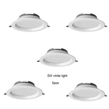 5 шт. светильник с прочным отверстием Потолочный светильник для витрины Белый Изображение 2