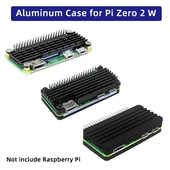 Алюминиевый корпус Raspberry Pi Zero 2 W, радиатор пассивного охлаждения, силиконовая термопластичная прокладка с отверткой для Pi Zero 2 W