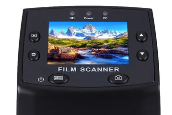 Профессиональный 5-мегапиксельный 35-мм просмотрщик слайдов негативной пленки, сканер USB 2.0, цифровой цветной фотокопировальный аппарат, TFT ЖК-экран Для офиса и дома Изображение 2