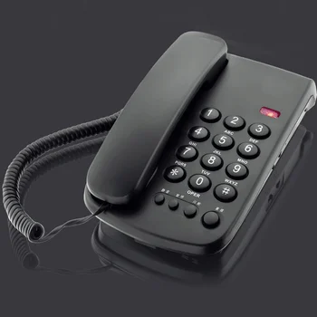 Настенный настольный бизнес-офисный телефон Домашний Гостевой гостиничный стационарный телефон Черный Белый Telefono