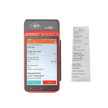 Системы 5,5-Дюймовых Финансовых мобильных Розничных Беспроводных RFID-сканеров штрих-кодов и принтеров NFC POS-терминалов (HCC-Z100) Изображение 2