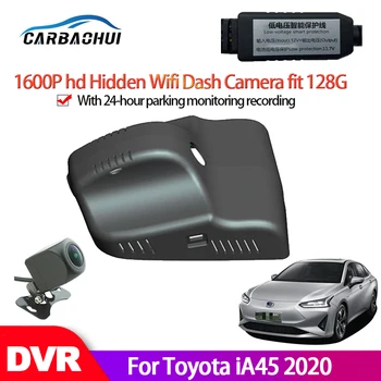 Новинка! Автомобильный Видеорегистратор Wifi Видеорегистратор Dash Cam Камера Для Toyota iA45 2020 Высокого качества Ночного видения full hd 1600P Novatek 96675