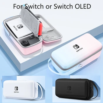 Портативная сумка для хранения Switch OLED, портативный чехол из искусственной кожи, защитный чехол для переноски, игровые аксессуары для консоли Nintendo Switch