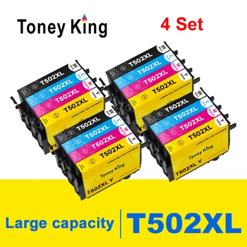 Чернильные картриджи Toney king, Совместимые с Epson T502 XL, для принтера Epson XP-5105 XP-5100 XP5105 XP5100 WF-2860 WF-2865