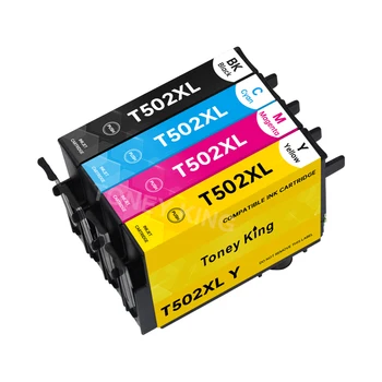 Чернильные картриджи Toney king, Совместимые с Epson T502 XL, для принтера Epson XP-5105 XP-5100 XP5105 XP5100 WF-2860 WF-2865 Изображение 2