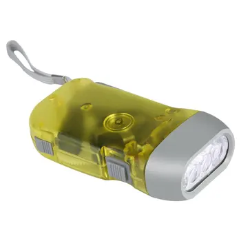 3 светодиода, ручное нажатие на Динамо-машину, Заводной фонарик, Ручной пресс, Походная лампа для дома на открытом воздухе