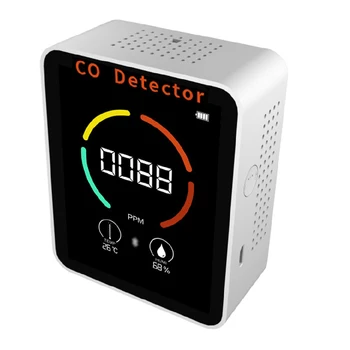 3 в 1 BT Монитор качества воздуха CO Метр Детектор угарного газа CO Мониторинг температуры и влажности Поддержка APP Control