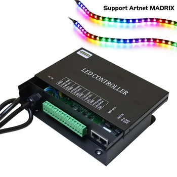 H802ra Artnet WS2811 WS2801 светодиодный Декодер Светодиодная лента светодиодный Пиксельный контроллер DMX Artnet Контроллер
