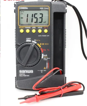 CD800A портативный цифровой высокоточный мультиметр маленький электронный измеритель для электриков