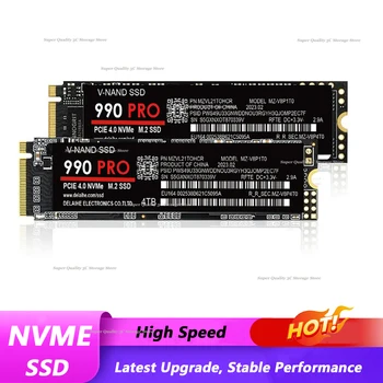 2023 Абсолютно Новый Оригинальный SSD 990 PRO M2 2280 Nvme PCIe Gen 4,0X4 2 Тб 4 Тб Внутренний твердотельный диск SSD HDD для ноутбука/PS5/ПК Изображение 2