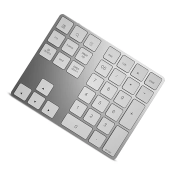 2X Цифровая клавиатура Bluetooth 3.0, 34 клавиши, Цифровая клавиатура для Бухгалтера, Windows IOS OS Android, ПК, планшет, ноутбук Изображение 2