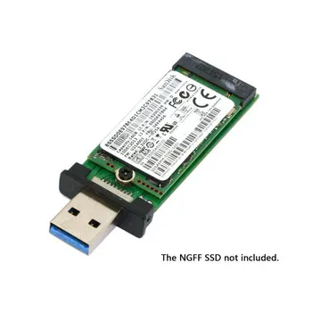 CYDZ Jimier USB 3,0 к M.2 NGFF SSD Мобильный Жесткий диск Коробка Адаптер Карта Внешний Корпус Чехол для m2 SATA SSD USB 3,1 2230/2242