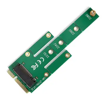 Адаптеры M.2 NGFF Преобразуют карту 6,0 Гбит/с NGFF M.2 SATA-Bus SSD B Key В MSATA Male Riser M.2 Адаптер для твердотельного накопителя 2230-2280 М2