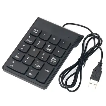Цифровая клавиатура Mini 2.4G Беспроводная Клавиатура с 18 Клавишами Цифровая клавиатура Numpad для ПК Ноутбука 2020