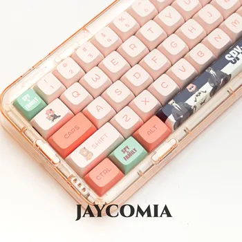 JCM Аниме Брелок для игровой механической клавиатуры XDA Profile PBT Cute 143 Keys Caps DIY Custom Dye Sub Keycaps Для Anne Pro 2