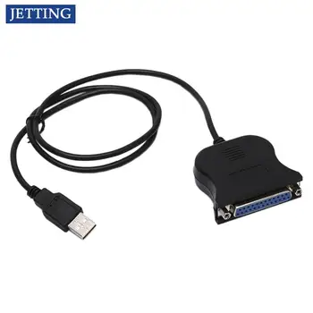 Горячая 1 шт. 120 см Кабель для принтера с параллельным портом от USB 2,0 до 25 IEEE 1284 USB к параллельному адаптеру