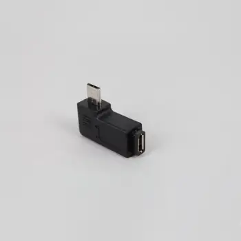 RYRA с углом наклона 90 градусов Влево и вправо Mini USB 5pin для подключения к Micro USB-адаптеру для синхронизации данных Mini USB Conversion Head Изображение 2