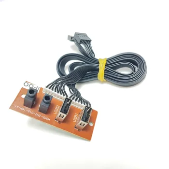 9Pin 2-портовый двойной USB 2.0 9P 3.5 мм HD Аудио разъем для подключения к материнской плате Удлинительный кабель Передняя панель шасси 65/66 мм Изображение 2