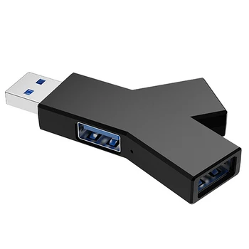 1 шт. USB 3,0 Концентратор Мини Y-образный 3-В-1 TYPE-C3.1 3-Портовый разветвитель USB 3,0 Встроенный 2,0 концентратор-Расширитель Концентратор для ПК Компьютер Ноутбук