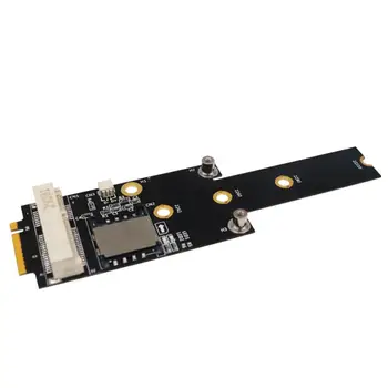 Мини-адаптер-конвертер PCI-E в NGFF M.2 Key M A/E со слотом для SIM-карты, индикатор питания