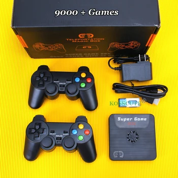X5 Ретро Игровая консоль для PSP/N64 MAME Портативный Игровой Плеер С Беспроводными Контроллерами 3D HD Game TV BOX Встроенная игра 9000