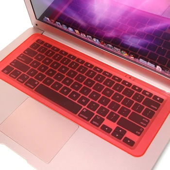 Силиконовый чехол для клавиатуры ноутбука E9LB для клавиатуры 12-14 дюймов, прозрачная защитная оболочка Изображение 2