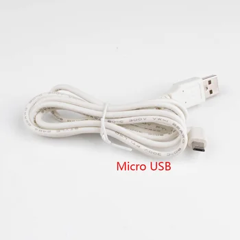Разъем питания постоянного тока, разъем адаптера USB, Преобразование в Micro USB, Белый, Черный, L-Образный прямоугольный разъем с кабелем для подключения шнура Изображение 2