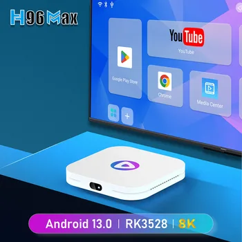 H96 MAX M1 RK3528 Android 13,0 Smart TV BOX BT 4,0 ARM Cortex A53 2/4 ГБ RAM16/32/ 64 ГБ 8K 24fps 3D 2,4G и 5G Потоковый Медиаплеер Изображение 2