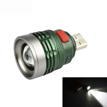 Портативный светодиодный фонарик, супер яркий, дальнобойный, сильный свет, рабочий светильник из алюминиевого сплава, лампа-фонарик, Мини USB, светодиодный наружный светильник