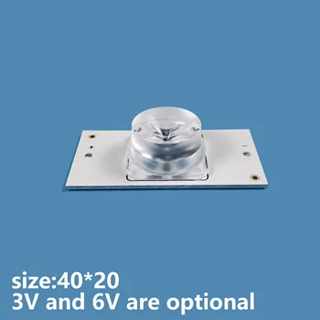 Светодиодная лента подсветки 6V 3V SMD Ламповые бусины с оптическими линзами Fliter для ремонта светодиодных телевизоров 32-65 дюймов (3V с кабелем) 100% новый