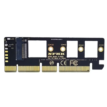 NGFF M Ключ M.2 NVME AHCI SSD к PCI-E PCI Express 16x x4 Адаптер Riser Card Конвертер Для XP941 SM951 PM951 A110 SSD Изображение 2