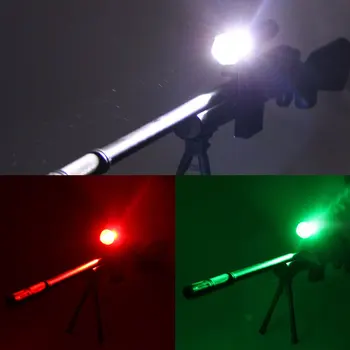 VastFire VA-802 Тактический светло-зеленый/Красный/Белый светодиодный Охотничий фонарик с подсветкой от 18650 USB Зарядного устройства для ружья Изображение 2
