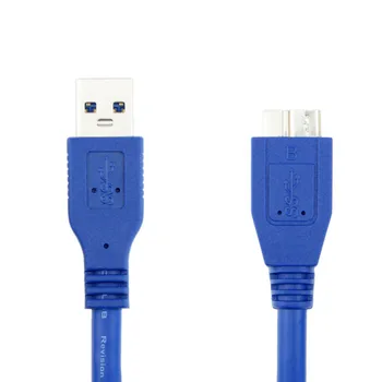 Высокоскоростной кабель Micro USB 3.0, быстрое зарядное устройство, синхронизация данных, USB 3.0 A, кабель Micro B, USB-кабель Samsung Note 3 S5 HD