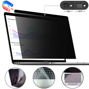 Для Apple MacBook Pro 13, Защитная пленка для экрана A2338 A2289 A2251, Съемный магнитный фильтр конфиденциальности ноутбука