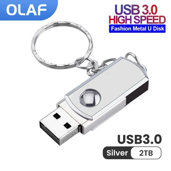 Olaf Модернизированный 2 ТБ USB Flash U Диск Высокоскоростной Передачи данных Металлический USB 3,0 Портативный флэш-накопитель Memory Stick Для ПК Ноутбука