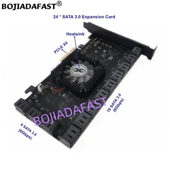 24 Порта SATA 3,0 6 Гбит/с для PCI Express PCI-E 4X Поддержка карты расширения Riser Card Жесткий диск