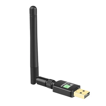 600M USB WIFI bluetooth-совместимый адаптер 5.0, Двухдиапазонная беспроводная сетевая карта Wi-Fi 2,4 G / 5 ГГц