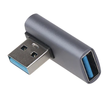 Прямоугольный USB-Удлинитель USB 10 Гбит/с от Мужчины к Женщине Расширитель Видео Расширенный Конвертер для Ноутбука Телефон T21A