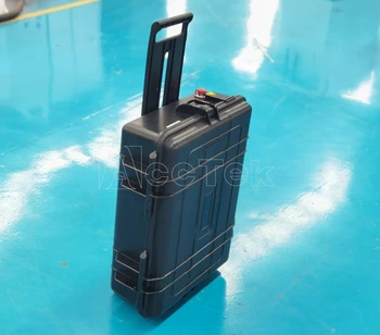 Мини-тип Багажная Лазерная чистящая машина 100 Вт Импульсный волоконный лазер Для очистки ржавой краски от металла